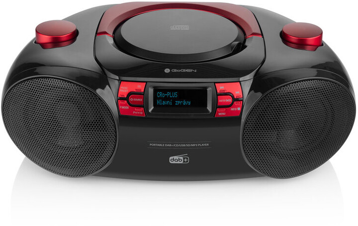 Radio GoGEN CDM 390, e zezë-kuqe