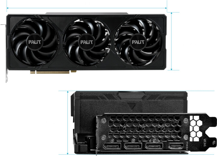 Kartelë grafike PALiT GeForce RTX 4070 Ti JetStream, 12GB GDDR6X
