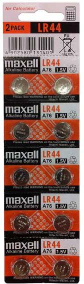Bateri Maxell LR44, 10copë.