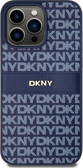 Mbulesë telefoni DKNY DKHCP15XPRTHSLB, për iPhone 15 Pro Max 6.7", lëkurë eco, blu