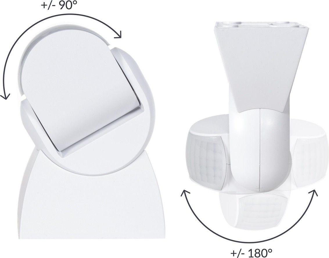 Senzor lëvizjeje Maclean MCE201W, PIR, IP65, i bardhë