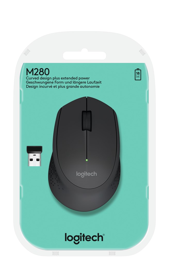 Maus Logitech M280, RF Wireless, i zi