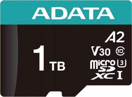 Kartë memorie ADATA Premier Pro microSDXC, 1TB, Class 10 UHS-I U3 A2 V30 2