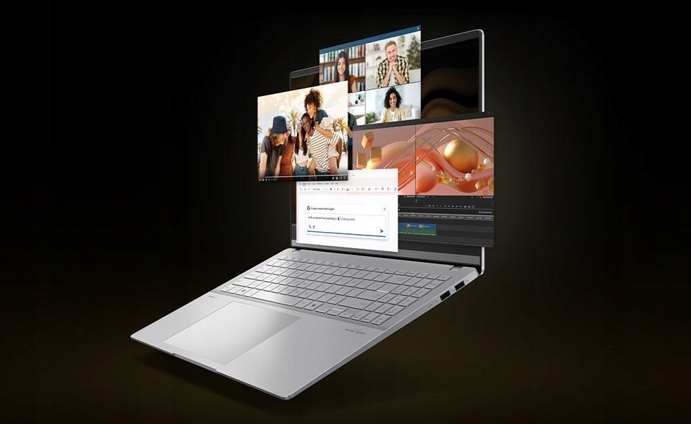 Laptop Asus Vivobook S 16 OLED M5606WA, 16" 3.2K 120Hz, Ryzen AI 9, 32GB 1TB SSD, argjendtë