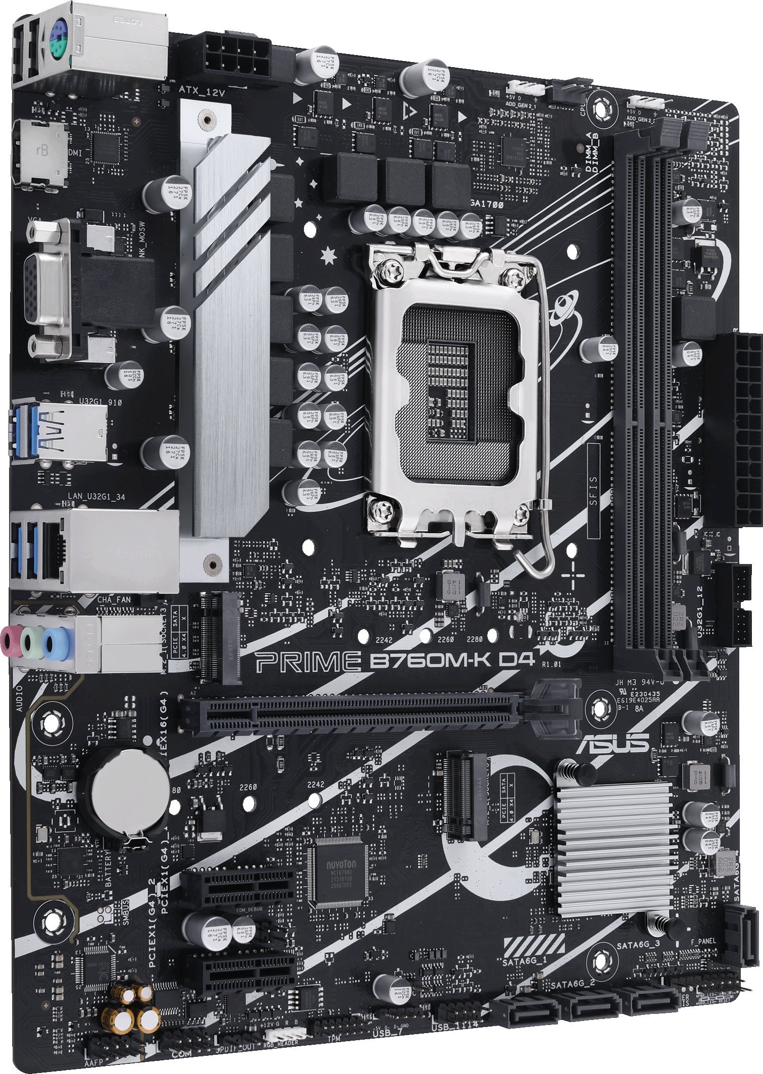 Pllakë amë Asus PRIME B760M K D4, Intel LGA1700, DDR4, mATX