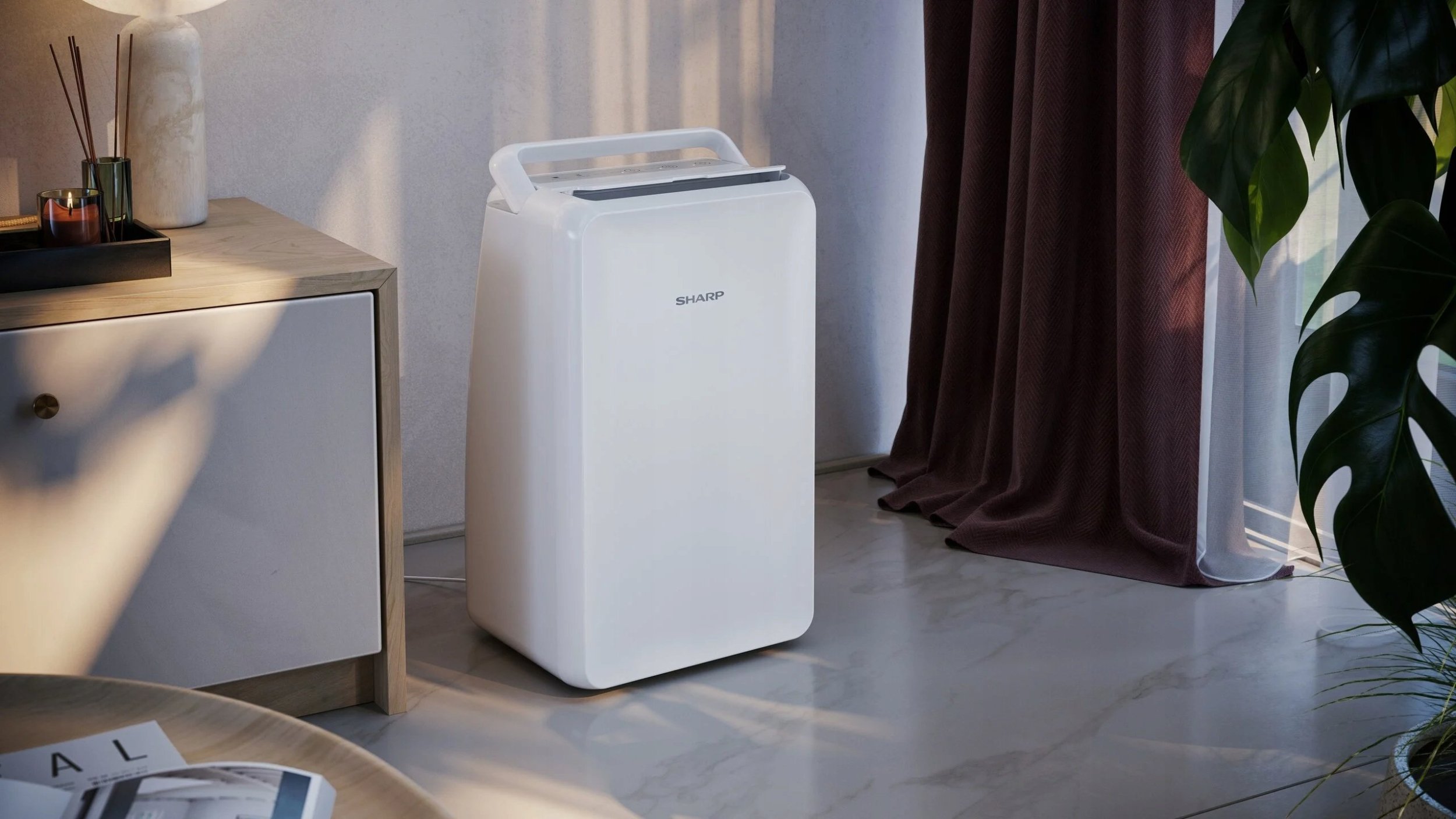 Osmozues ajri Sharp UD-T104AP-W, për ambient shtëpie, i bardhë