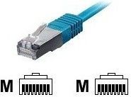 Kabllo patchcord Equip 605638, RJ-45 - RJ-45, 15m, e kaltër