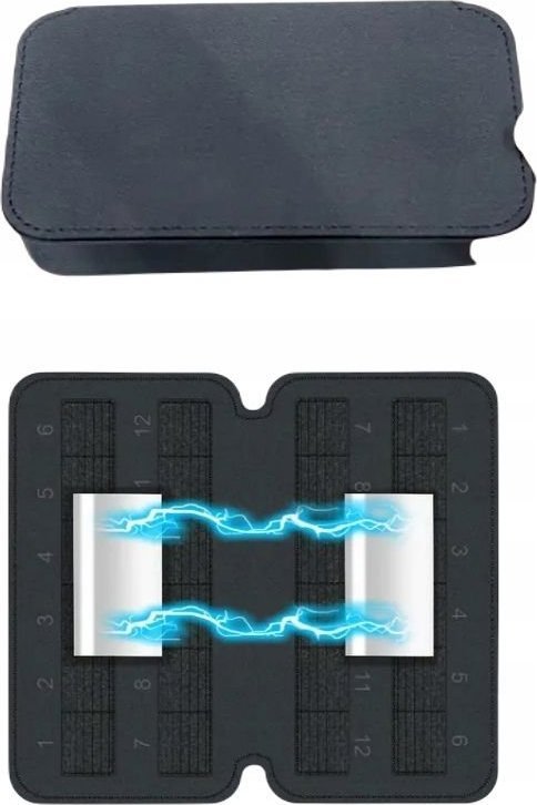 Kuti për MicroSD JYS JYS-SD022, për 24 karta, eco leather, e zezë