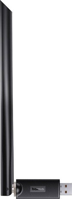 Adapter WiFi Baseus FastJoy, 300 Mbps, antenë 6 dBi, USB A, i zi
