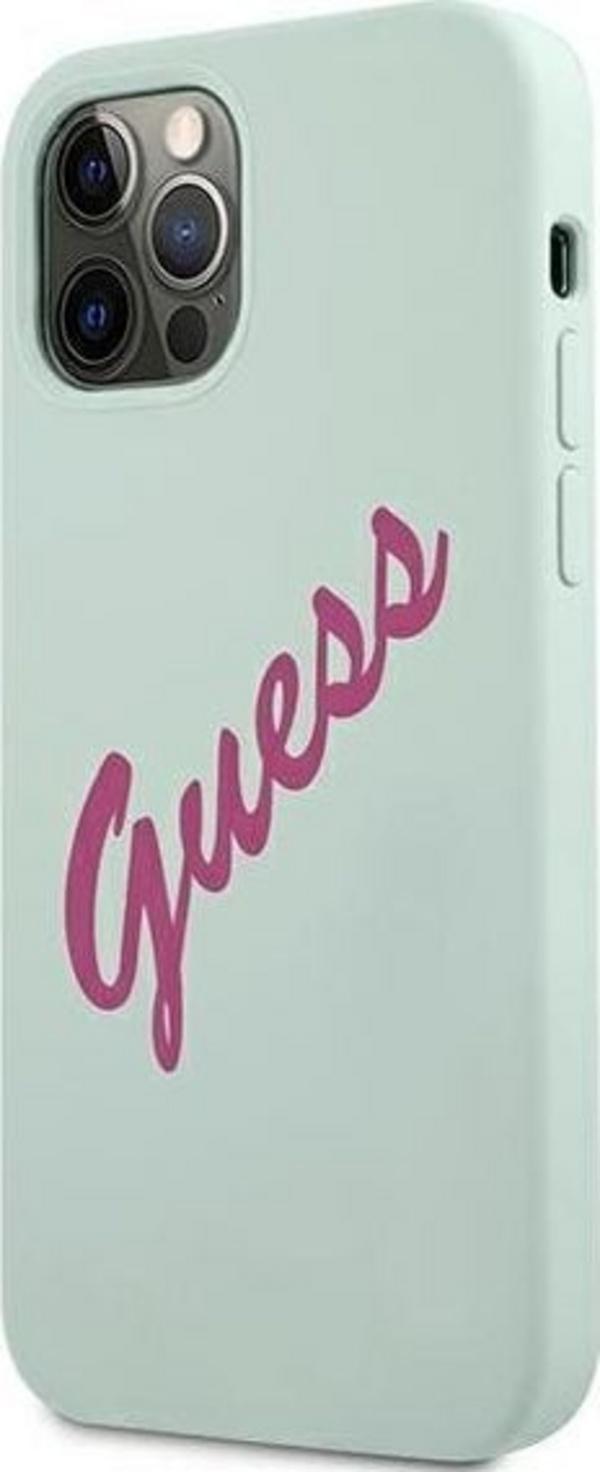 Kornizë mbrojtëse Guess, Apple iPhone 12 Pro Max, e kaltër