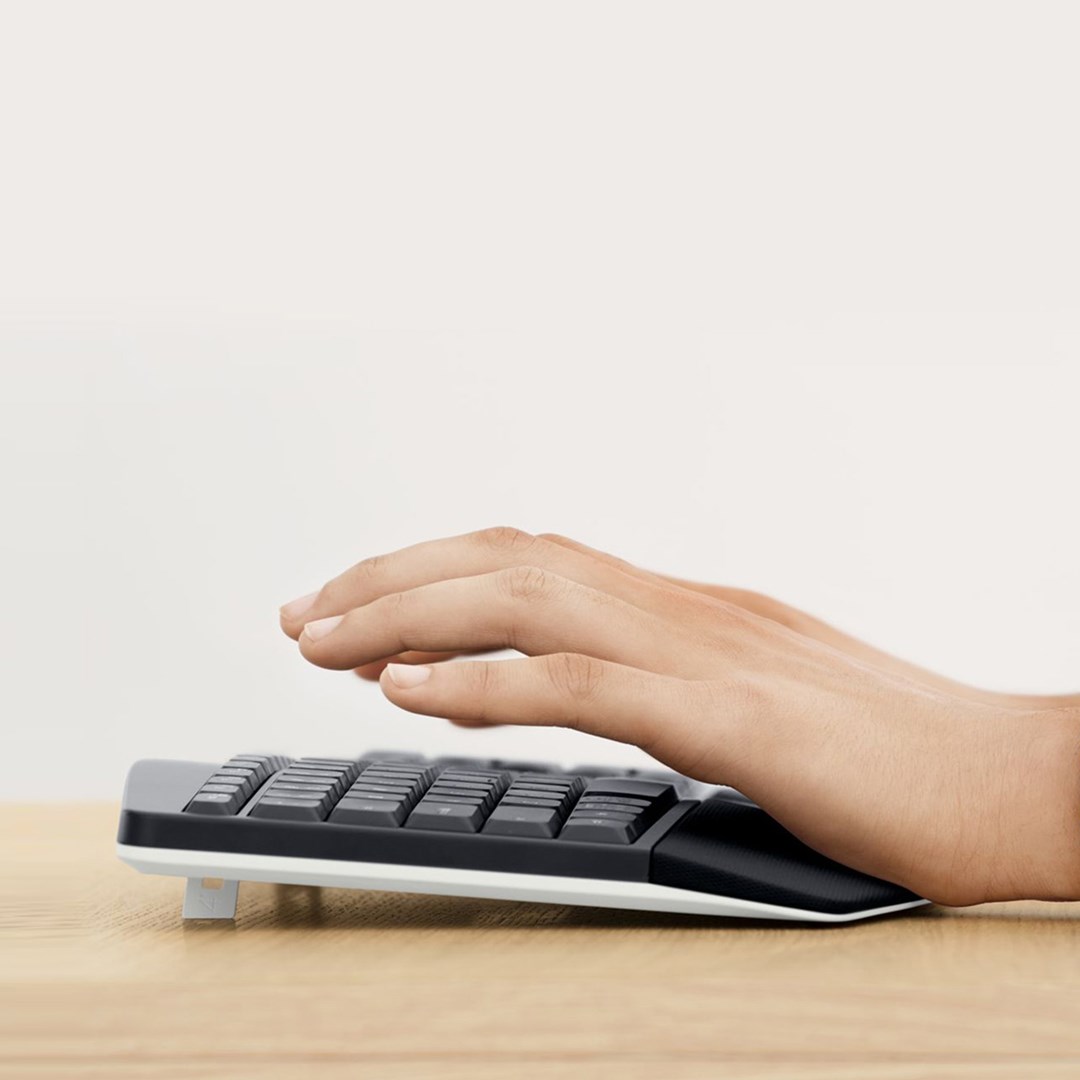 Set tastierë dhe maus Logitech MK850, QWERTZ Gjerman, Bluetooth, 2.4GHz, e zezë