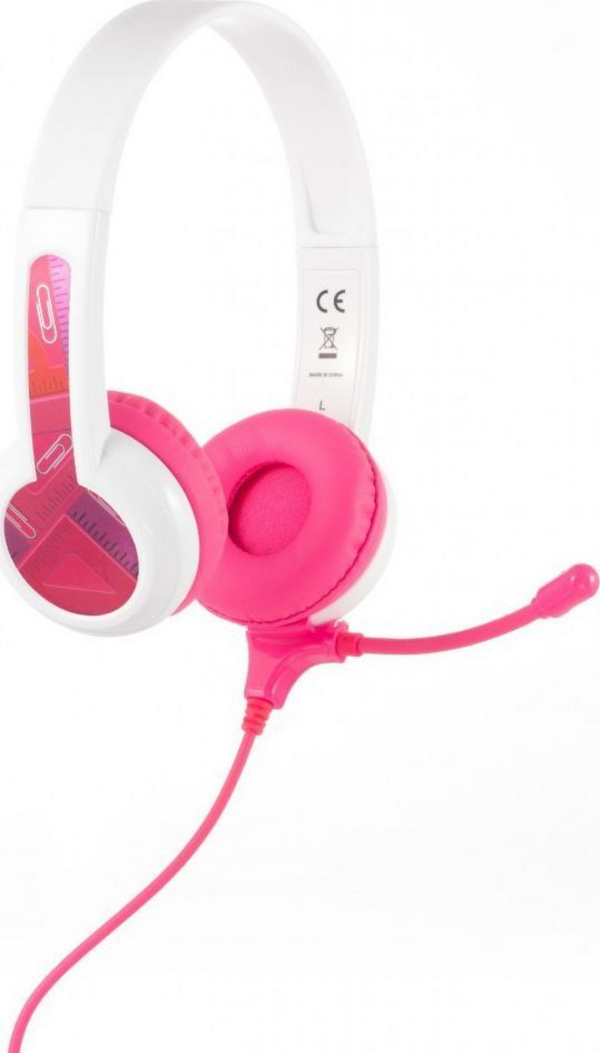 Kufje me mikrofon BuddyPhones, StudyBuddy, të bardha