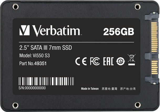 Disk Verbatim Vi550 256GB 2.5 "SATA III SSD (49351)