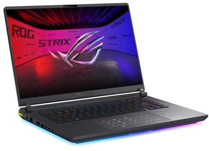 Laptop за гејминг ASUS ROG Strix G16 2025, 16\", Core Ultra 9, RTX 5080 16GB, 16GB RAM, 1TB SSD, Eclipse Grey