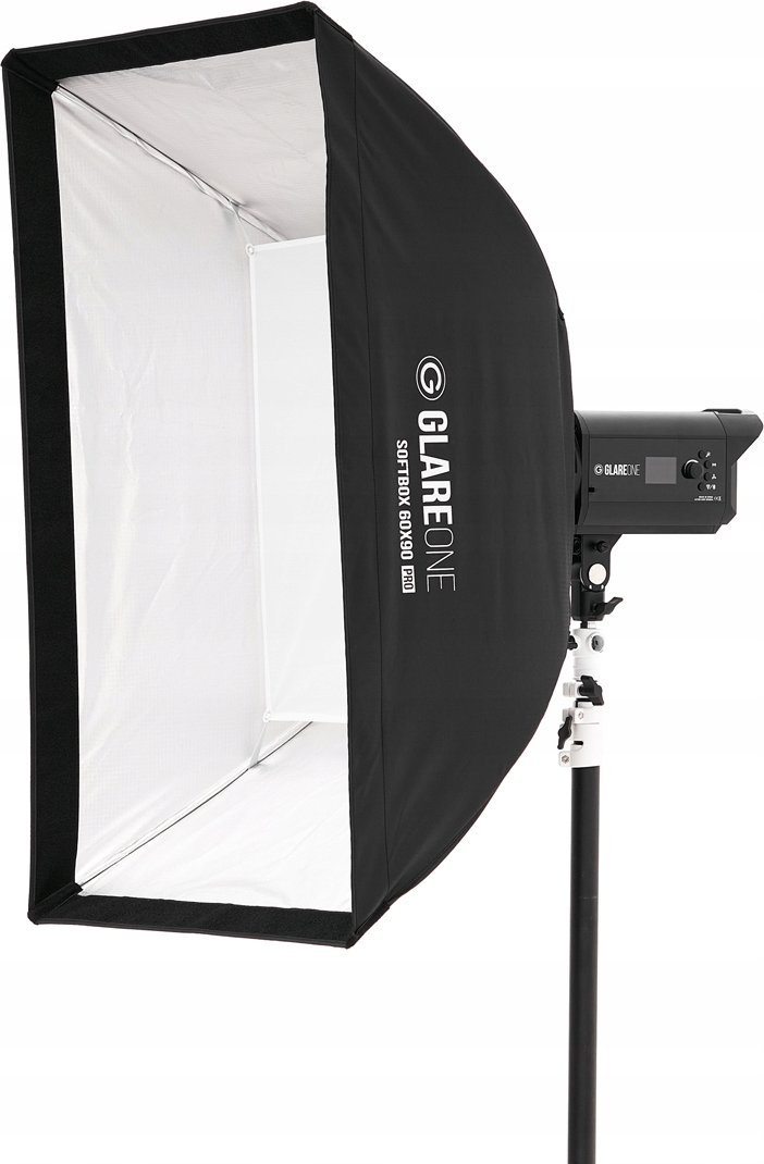 Softbox fotografik GlareOne Softbox 60x90 PRO, mekanizëm Easy Fold II, profil i cekët