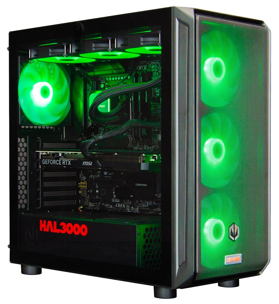 Kompjuter HAL3000 Alfa Gamer Super, Ryzen 7 9800X3D, RTX 4070 Ti Super, i zi