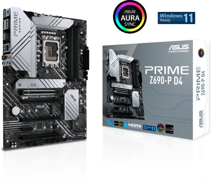 [OUTLET] Pllakë amë ASUS PRIME Z690-P D4 - Intel Z690