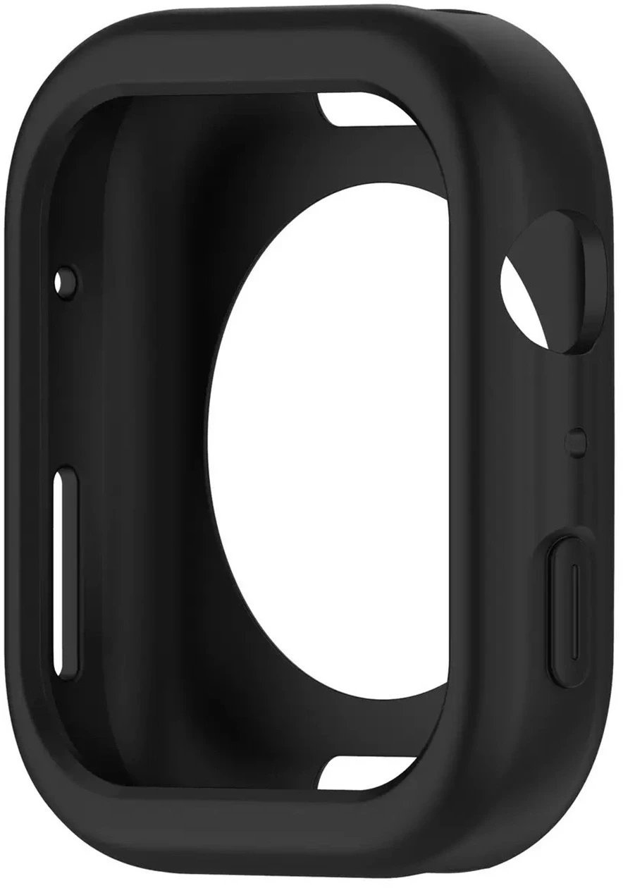 Mbrojtëse silikoni Hurtel për Apple Watch 42mm Series 10, e zezë