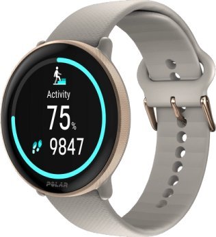 Спортски часовник Polar Ignite 3, GPS, мерење пулс, сива златна