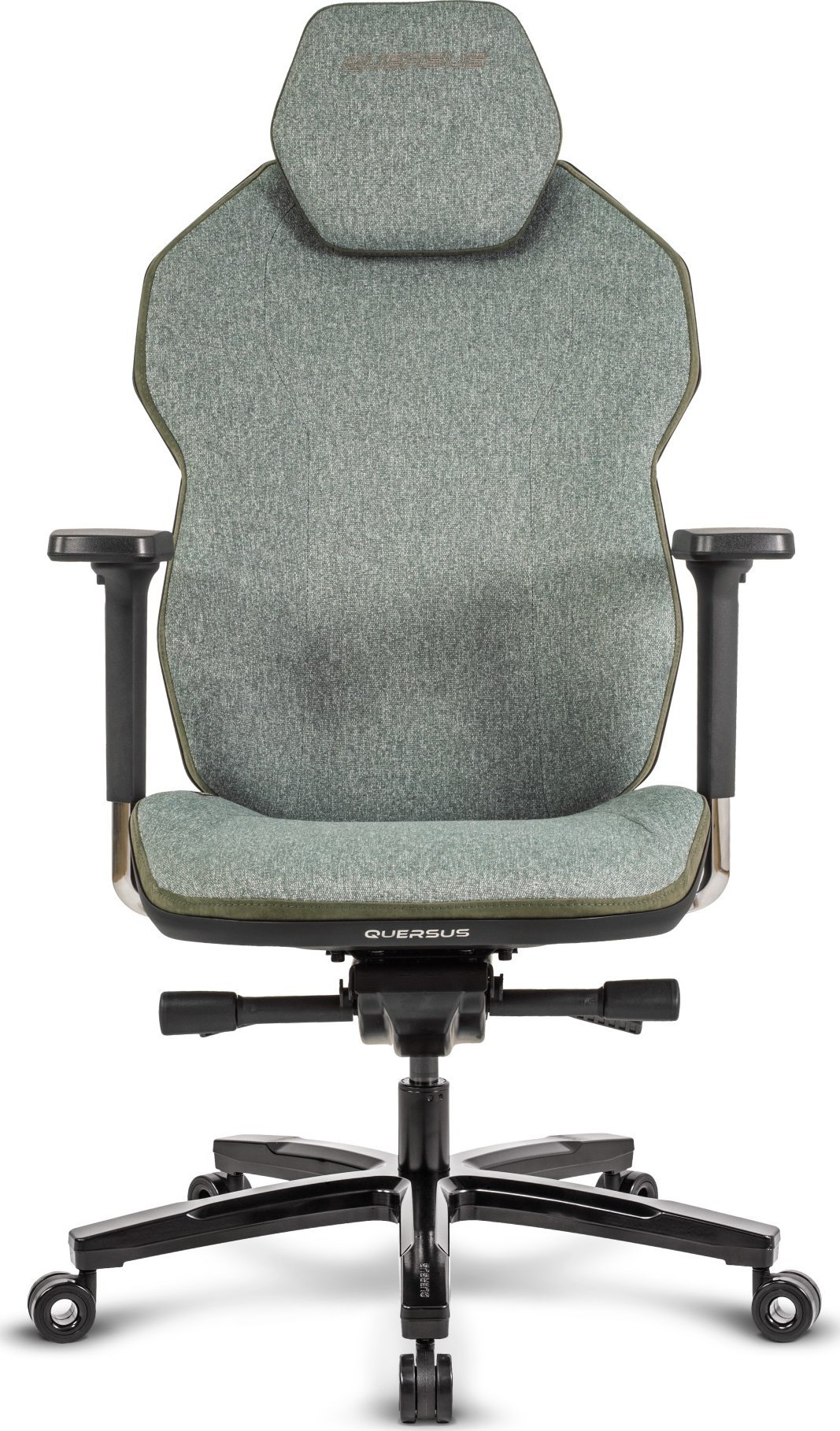 Karrige gaming QUERSUS ICOS 1.1, mekanizëm SYNCHRO, jastëk koke, jeshile ushtarake