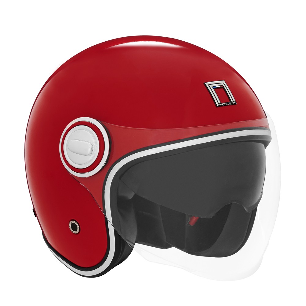Helmetë moto Nox Premium Revenge, vizor kundër gërvishtjeve, përgatitje për Bluetooth, e zezë