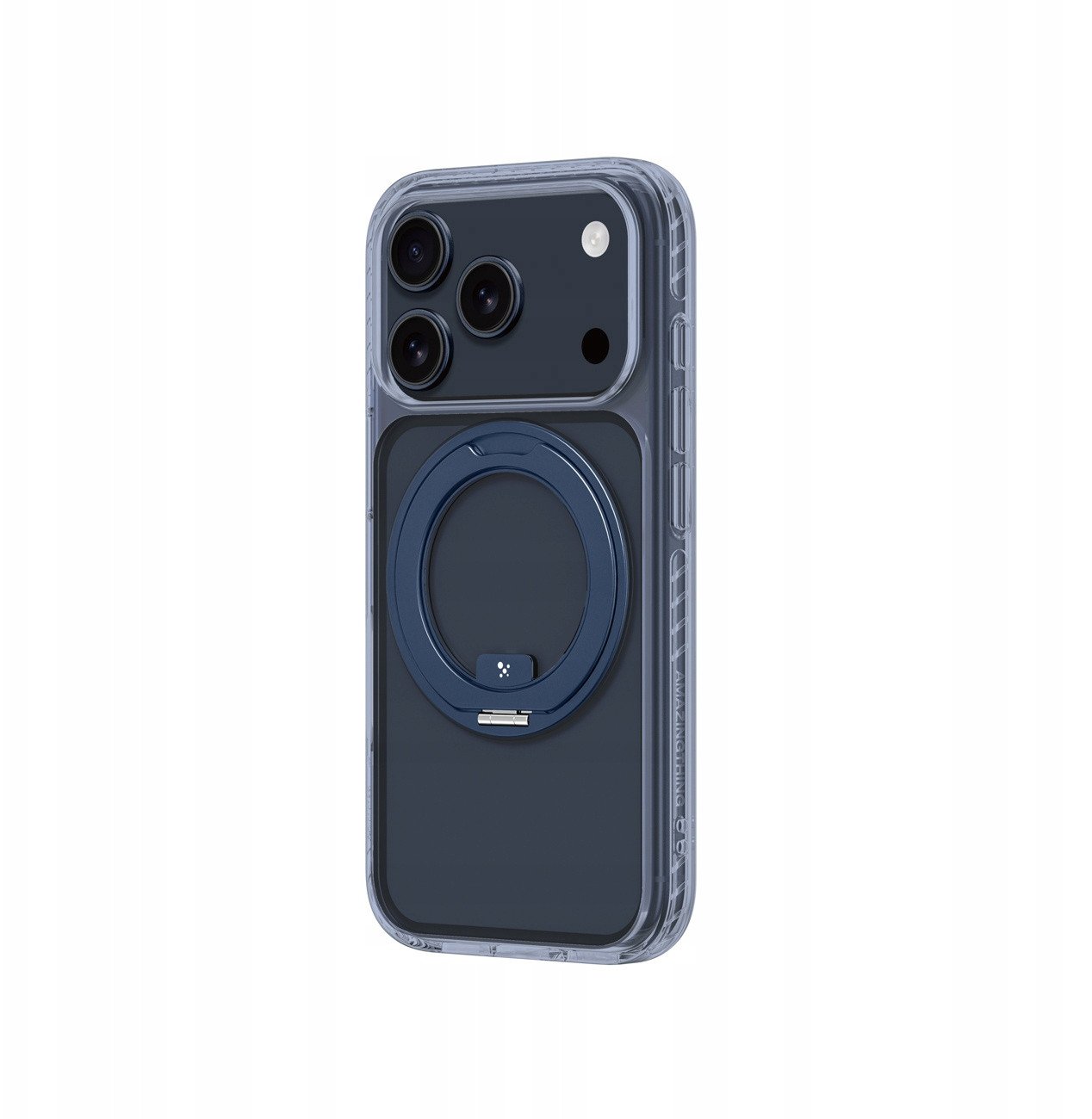 Mbështjellës telefoni AmazingThing Titan Pro MagSpin për iPhone 17 Pro, kompatibil me MagSafe, blu