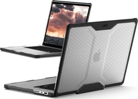 Mbulesë laptopi UAG Plyo për MacBook Pro 16", 2021 2024, rrëshqitëse ushtarake, transparente