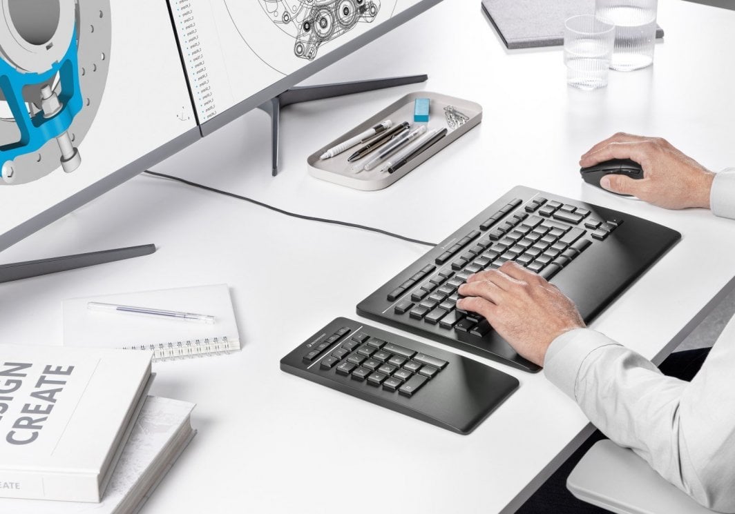 Tastierë 3Dconnexion Bezprzewodowy, numerike, wireless, e zezë