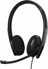 Headset EPOS ADAPT 160 USB II, me kabllo, me mikrofon me anulim zhurme, i zi