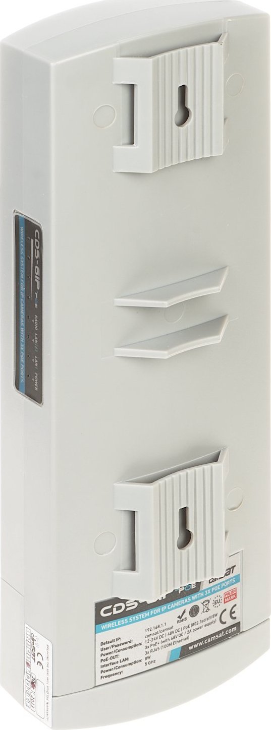 Access point CAMSAT CDS-6IP-3POE, 5.8 GHz, PoE 3 porta, i bardhë