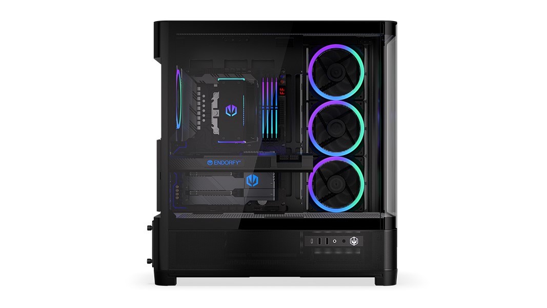Kabinë PC Endorfy Aquarius 8000 Crown, full tower, 4x ARGB, e zezë