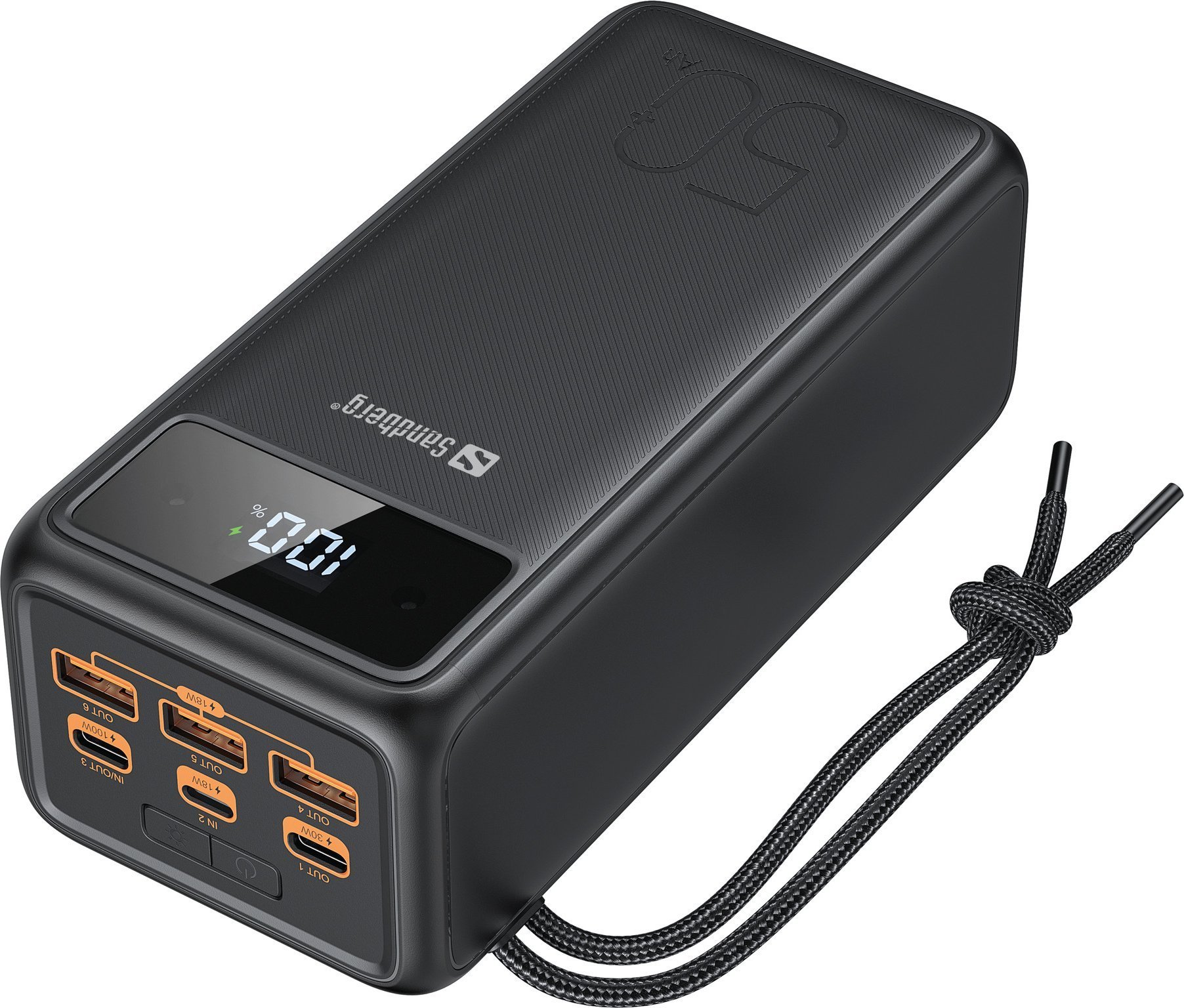 Powerbank Sandberg 420-75, 50000mAh, 100W USB C PD, i zi