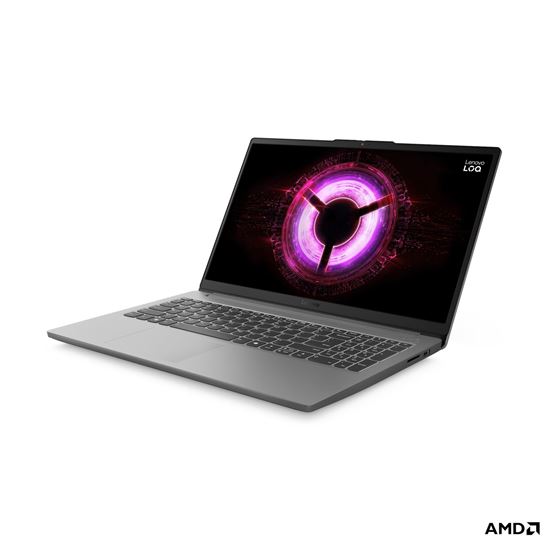 Laptop Lenovo LOQ 15ARP10E,15.6”, AMD Ryzen 7 7735HS, 16GB RAM, 512GB SSD, NVIDIA GeForce RTX 4050 6GB GDDR6, i hirtë