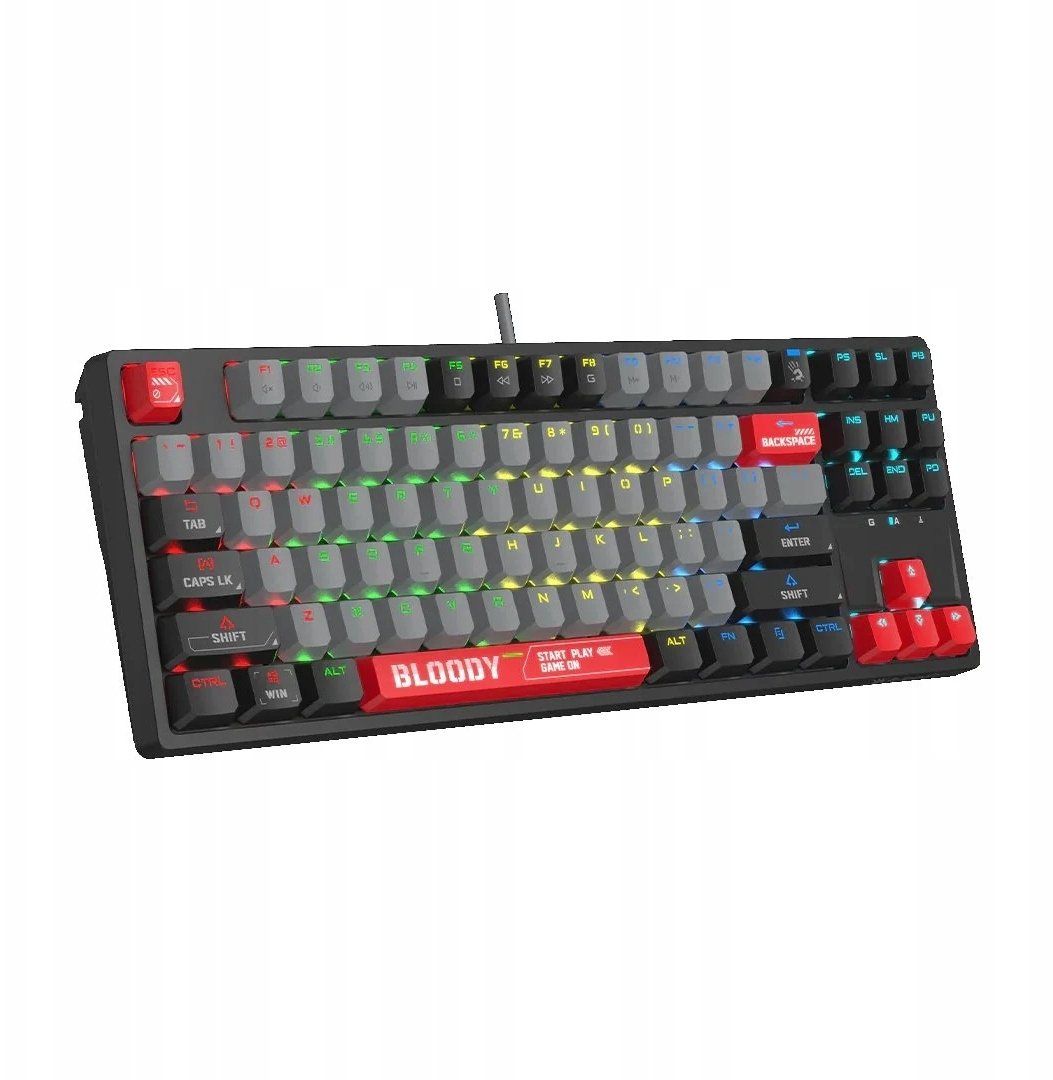 Гејминг тастатура A4tech Bloody S87, механичка, RGB, Energy Red