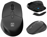 Безжичен глушец Natec Genesis Kite Silent, 4000 DPI, црн