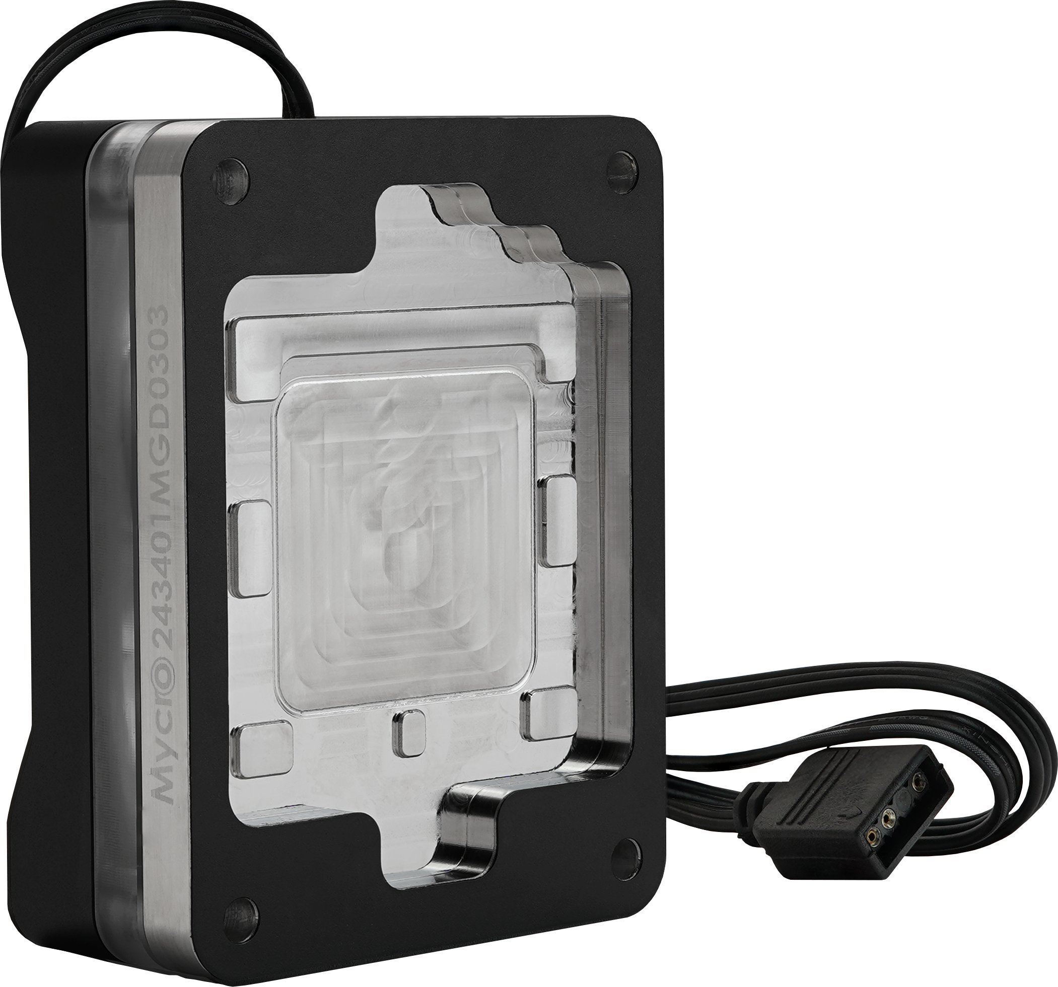Блок за вода CPU Thermal Grizzly Mycro Direct Die Pro V1, AMD AM5, DRGB, сребрен