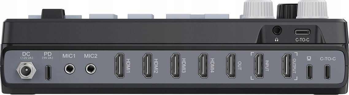 Kartë audio video mixer Ulanzi D005, për transmetim live, e zezë