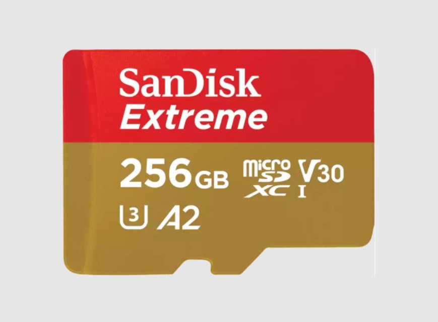 Kartë e memories SanDisk Extreme, MicroSDXC, 256 GB, Class 10
