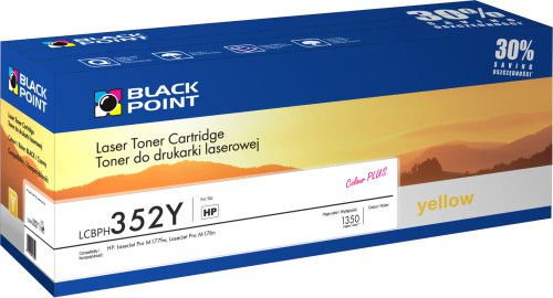 Toner për printer Black Point, zëvendësues për HP 130A, i verdhë