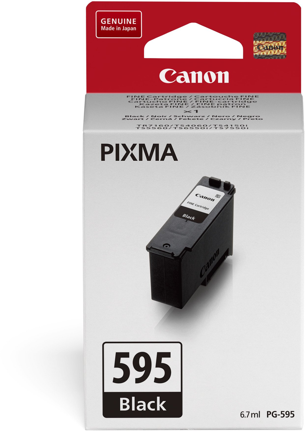 Katridha boje Canon PG-595, origjinale, e zezë
