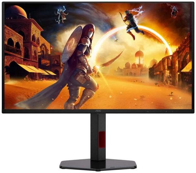 Monitor gaming AOC Q27G4SDR, 26.5", QHD, 360Hz, i zi me të kuqe
