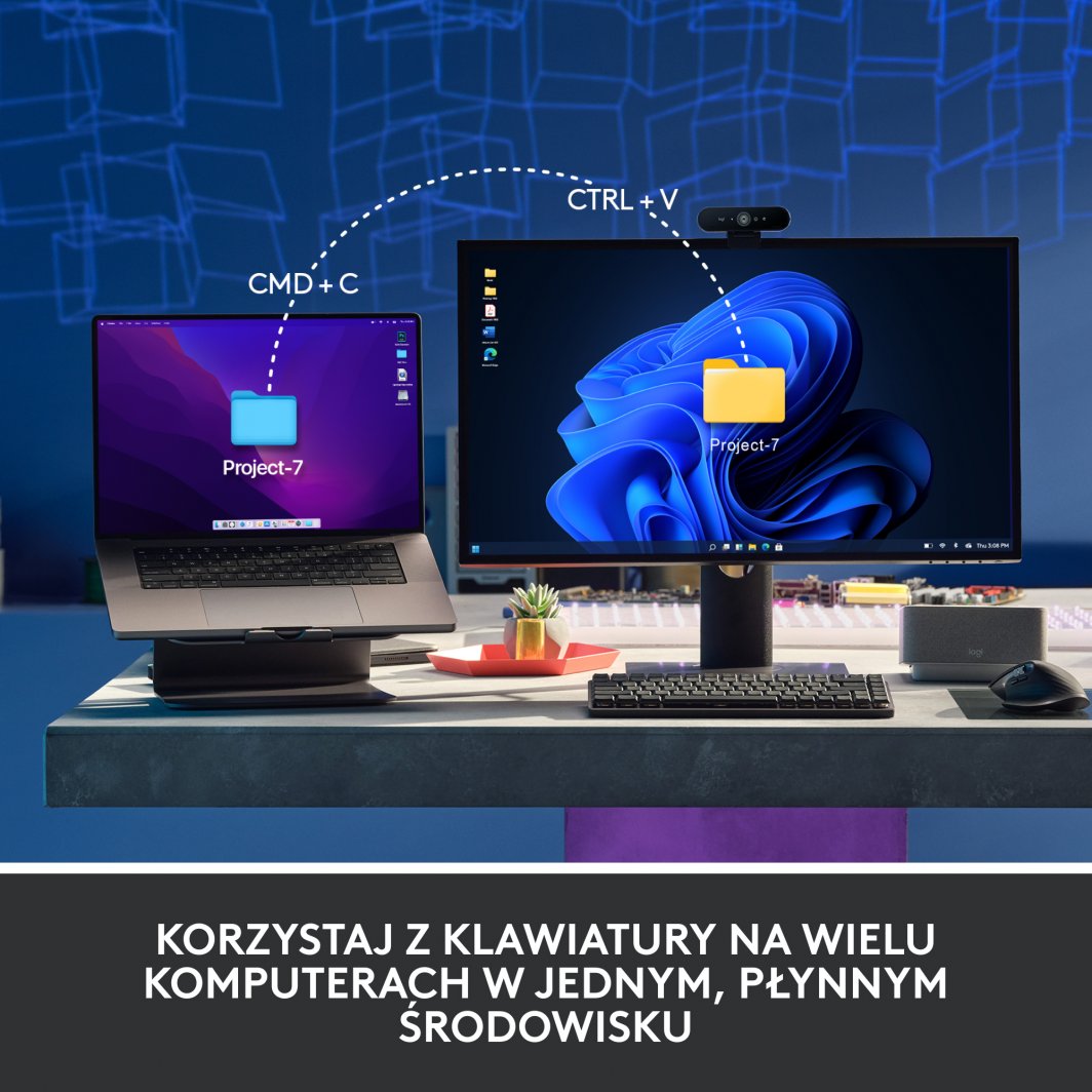 Tastierë Logitech MX Mechanical Mini, hirtë