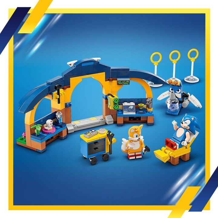 Set LEGO® Sonic the Hedgehog™ 76991 Tails' Workshop and Tornado Plane
