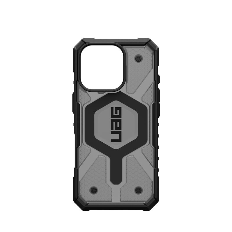 Kallëp UAG Pathfinder Clear për iPhone 16 Pro, MagSafe, ngjyrë gri Ash