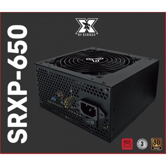 Furnizues energjie Serioux SRXP-650, 650W, 80+ Bronze, i zi