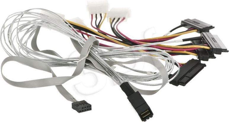 Kabllo e brendshme Adaptec SFF-8482 në SFF-8643, 0.8m, 6 Gb/s, shumëngjyrëshe