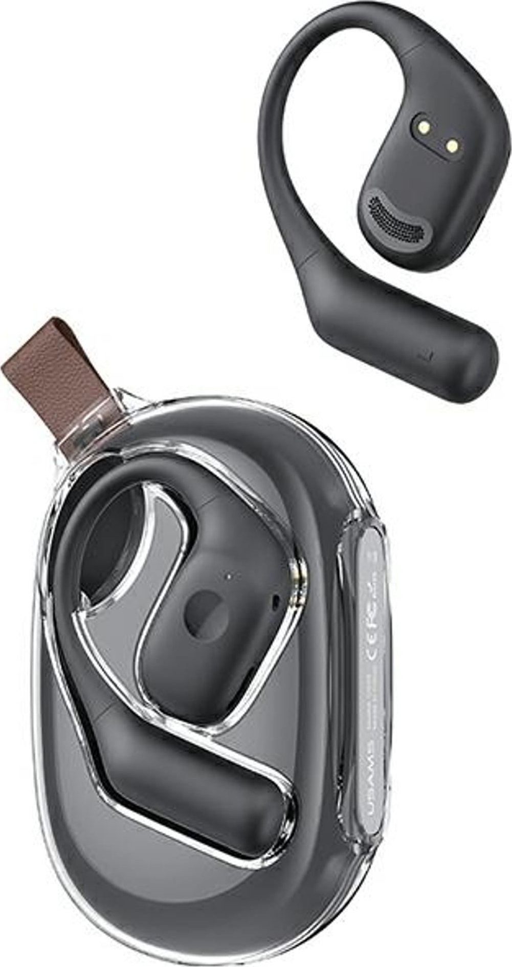 Kufje Bluetooth Usams G26 OWS, wireless, Bluetooth 5.3, të zeza