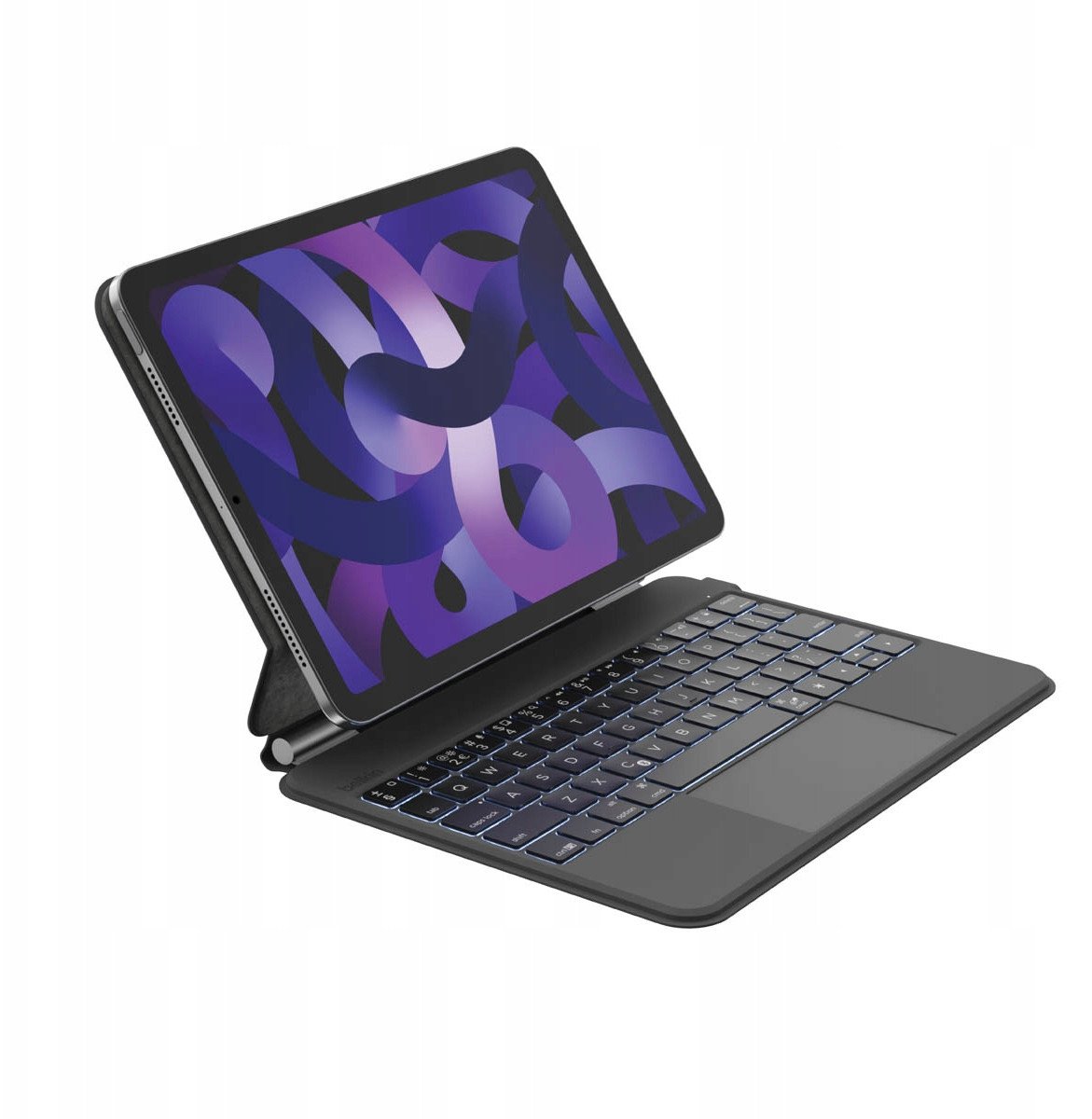Mbulesë me tastierë Belkin për iPad Pro 11" M4, qëndrim magnetik, e zezë