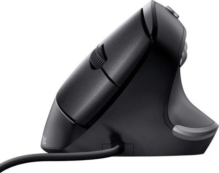 Maus Trust Ergo, me kabllo, USB, i zi