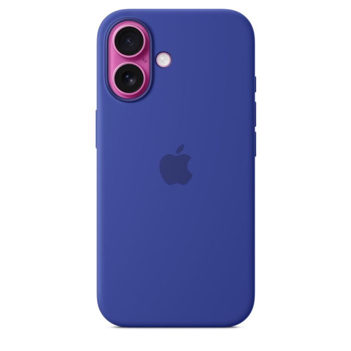 Apple iPhone 16 Silicone Case with MagSafe, Ultramarine (Seasonal) 4
